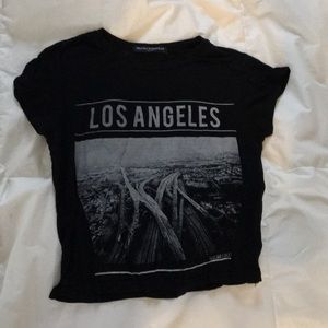 Brandy Melville 💕 cropped graphic tee LA